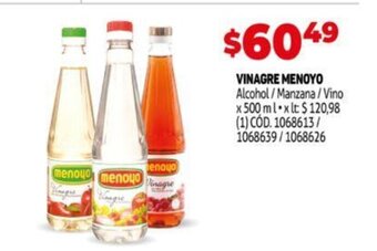 Makro Vinagre Menoyo oferta