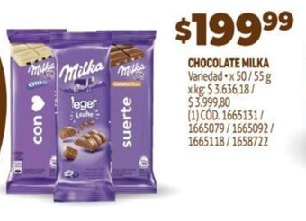 Makro Chocolate Milka oferta