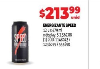 Makro Energizante Speed oferta