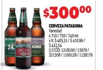 Makro Cerveza Patagonia oferta
