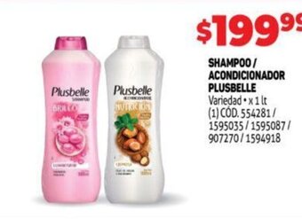 Makro Shampoo / Acondicionador Plusbelle oferta