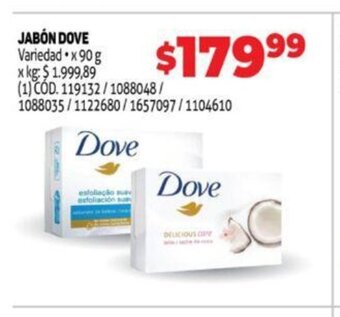 Makro Jabon Dove oferta
