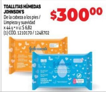 Makro Toallitas Humedas Johnson's oferta