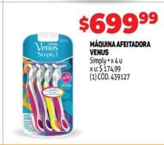 Makro Maquina Afeitadora Venus oferta