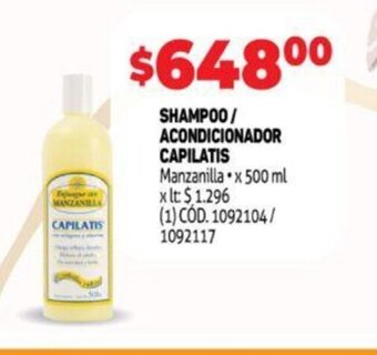 Makro Shampoo / Acondicionador Capilatis oferta
