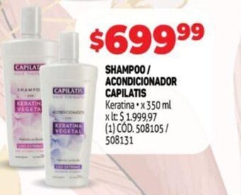 Makro Shampoo / Acondicionador Capilatis oferta