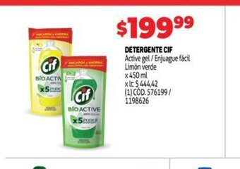 Makro Detergente Cif oferta