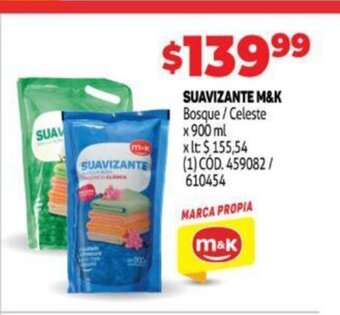 Makro Suavizante M&K oferta