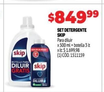 Makro Set Detergente Skip oferta