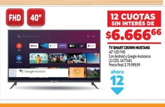 Makro TV Smart Crown Mustang oferta