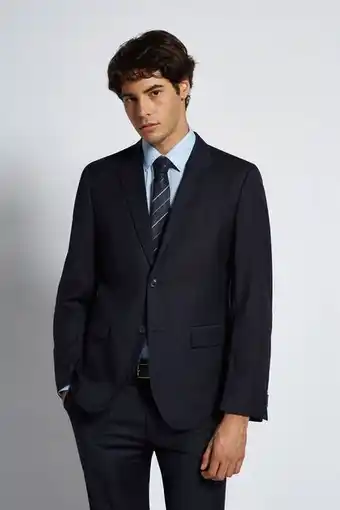 Traje ss 100 slim fit liso azul marino