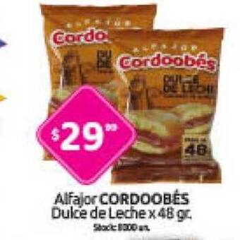 Cordiez Alfajor cordoobés dulce de leche oferta