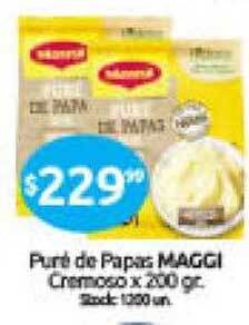 Cordiez Puré de papas maggi cremoso oferta