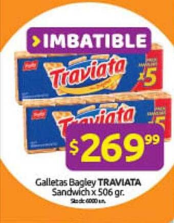 Cordiez Galletas bagley traviata sandwich oferta