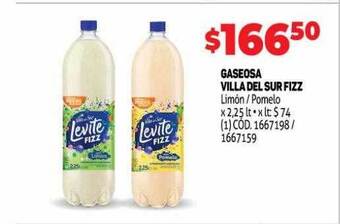 Makro Gaseosa villa del sur fizz oferta