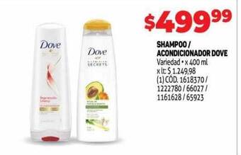 Makro Shampoo acondicionador dove oferta