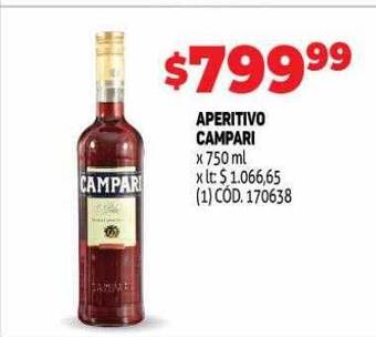 Makro Aperitivo campari oferta