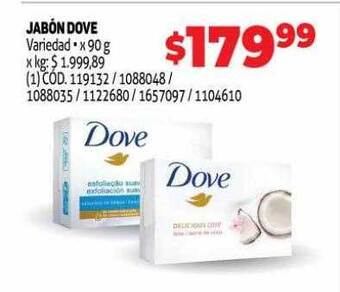 Makro Jabón dove oferta