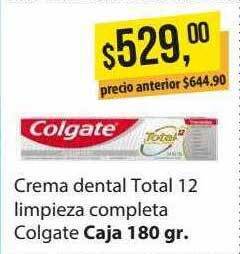Supermercados Damesco Crema dental total 12 limpieza completa colgate oferta
