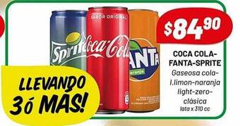Almacor Coca cola - fanta - sprite oferta