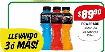 Almacor Powerade isotónico vs sabores oferta