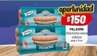 Almacor Paladini salchicha viena clásica oferta