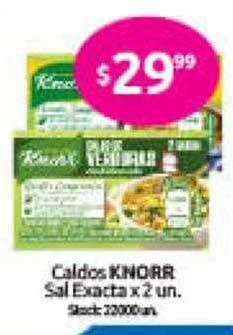 Cordiez Caldos knorr sal exacta oferta
