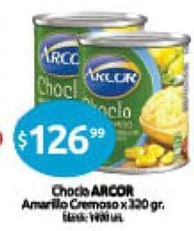 Cordiez Choclo arcor amarillo cremoso oferta