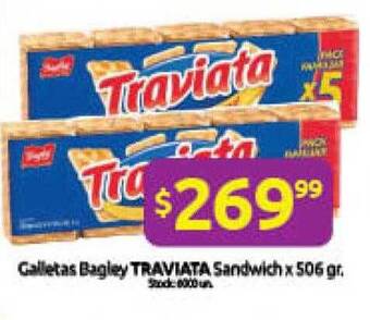Cordiez Galletas bagley traviata sandwich oferta