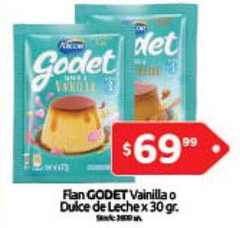Cordiez Flan godet vainilla o dulce de leche oferta