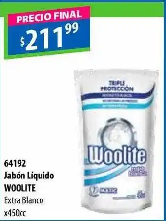 Micropack Jabón líquido woolite oferta