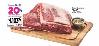 La Anonima Tapa de asado oferta