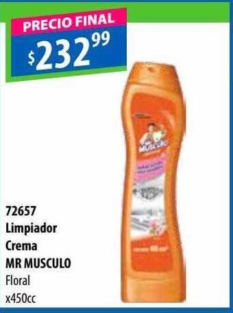 Micropack Limpiador crema mr musculo oferta
