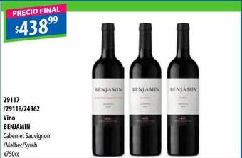 Micropack Vino benjamin oferta