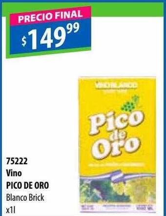 Micropack Vino pico de oro oferta