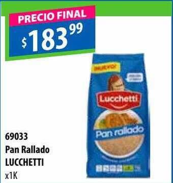 Micropack Pan rallado lucchetti oferta