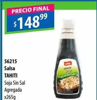 Micropack Salsa tahiti soja sin sal agregada oferta
