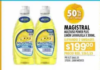 Pigmento Magistral multiuso power plus limón lavavajilla oferta