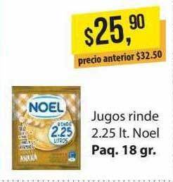 Supermercados Damesco Jugos rinde noel oferta