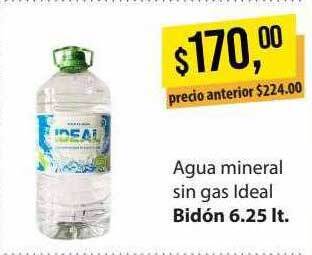 Supermercados Damesco Agua mineral sin gas ideal oferta