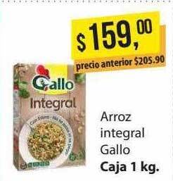Supermercados Damesco Arroz integral gallo oferta