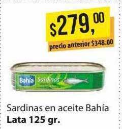 Supermercados Damesco Sardinas en aceite bahía oferta