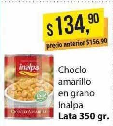 Supermercados Damesco Choclo amarillo en grano inalpa oferta