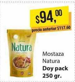 Supermercados Damesco Mostaza natura oferta