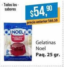 Supermercados Damesco Gelatinas noel oferta