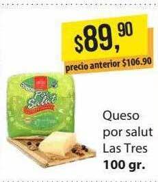 Supermercados Damesco Queso por salut las tres oferta