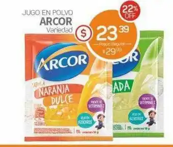 Jugo en polvo arcor
