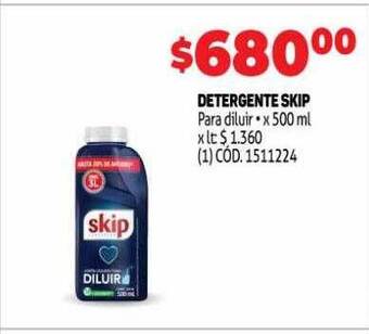 Makro Detergente skip oferta