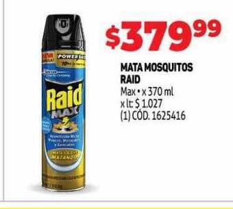 Makro Mata mosquitos raid oferta