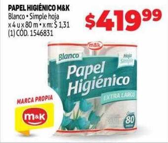Makro Papel higiénico m&k oferta